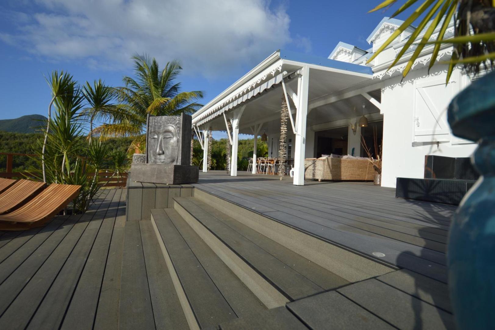 La Villa Coconut Vue A 180° Mer Rocher Du Diamant Le Diamant Exterior foto